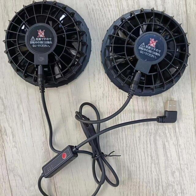 Ventilador de roupa exterior de resfriamento de verão com velocidade de 3 níveis para Ventilador de resfriamento de casaco Super fino 34mm